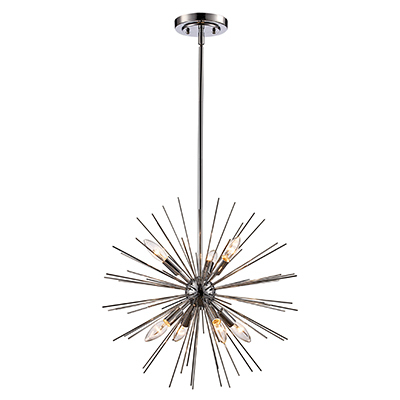 Trans Globe Lighting MDN-1451 PC Collina 19.75" Indoor Polished Chrome Industrial Pendant